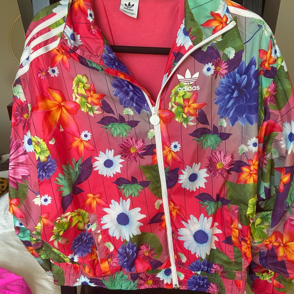 Adidas Kids Floral Track Jacket